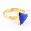 Anillo de Lapis de plata 925, joyería de Lapis